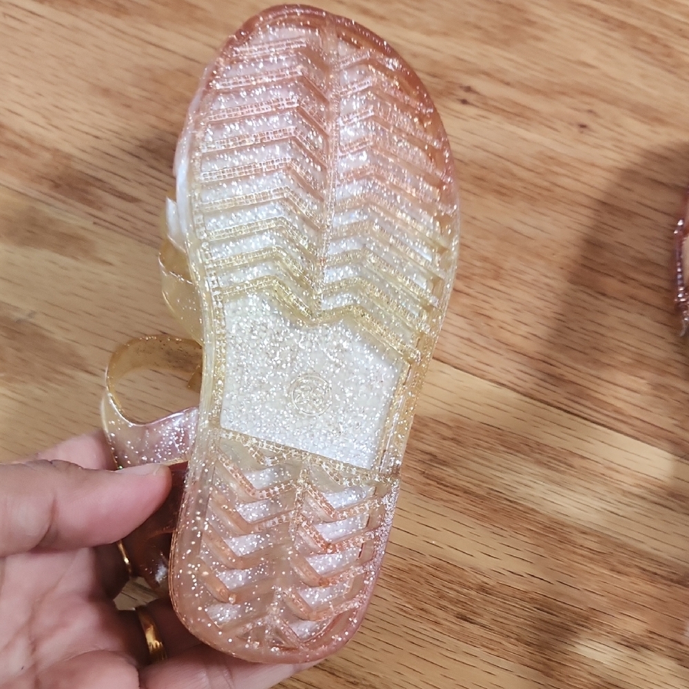 Libuam Glitter Jelly Closed Toe Sandals Toddler 6.5 - Picture 12 of 13